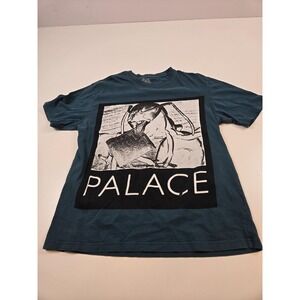 Palace Skateboards Shirt Mens Large Blue Ant Graphic Logo Skateboard Tee